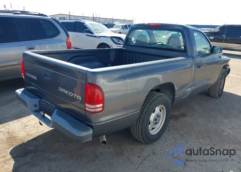 2004 Dodge Dakota из США, поврежденный, VIN 1D7FL16K34S507152
